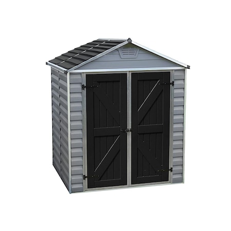 Palram Palram - Canopia HG9605GY SkyLight Storage Shed - 6 x 5 ft. - Gray HG9605GY